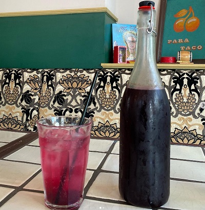 PARATACO代官山のInstagramの画像
紫蘇シロップをSODAで割った飲み物